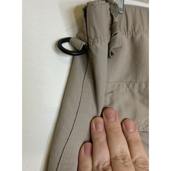 The North Face Men’s Convertible Cargo Pants Shorts Pockets Beige Nylon Hiking - Picture 5 of 16